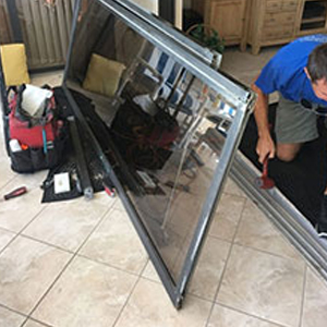 sliding glass door frame repair Carmichael